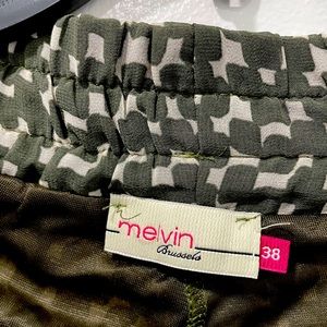 Women light trousers with 2 layers